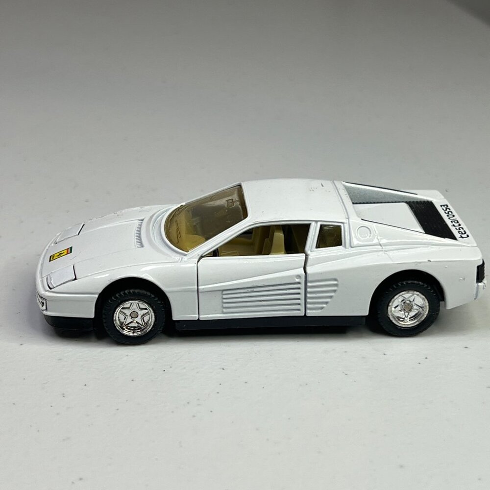 1980s MC Toys Ferrari Testarossa Diecast Model Car 1:36 Scale - Picture 5 of 11
